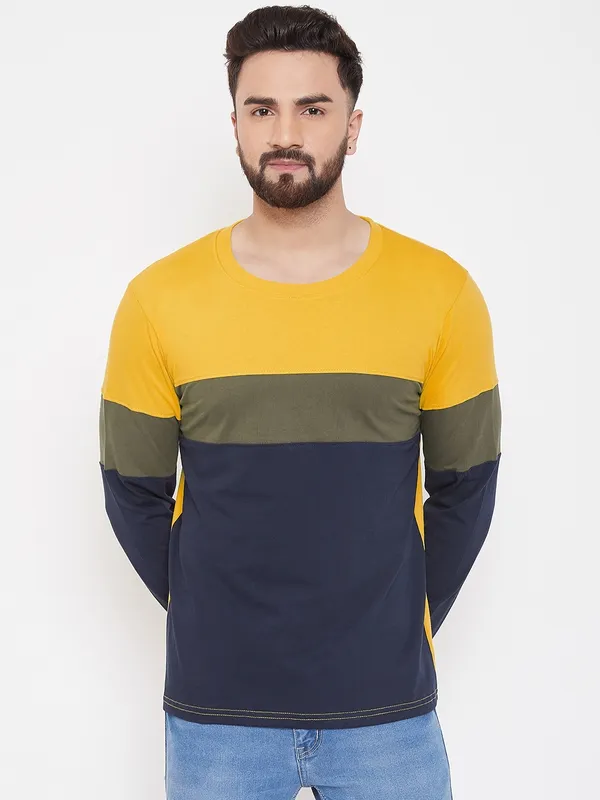 Striped_Couple_Round_Neck_Multicolor_T-Shirt