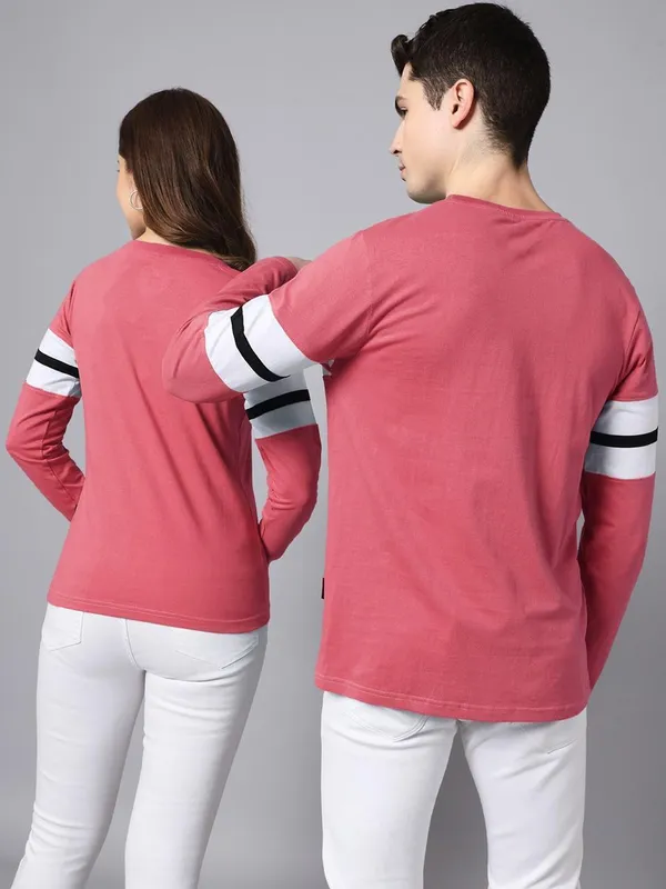 Striped_Couple_Round_Neck_Multicolor_T-Shirt