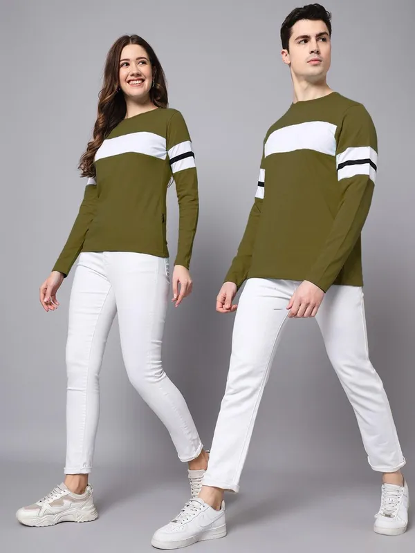 Striped_Couple_Round_Neck_Multicolor_T-Shirt