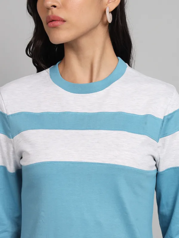 Striped_Couple_Round_Neck_Light_Blue_T-Shirt