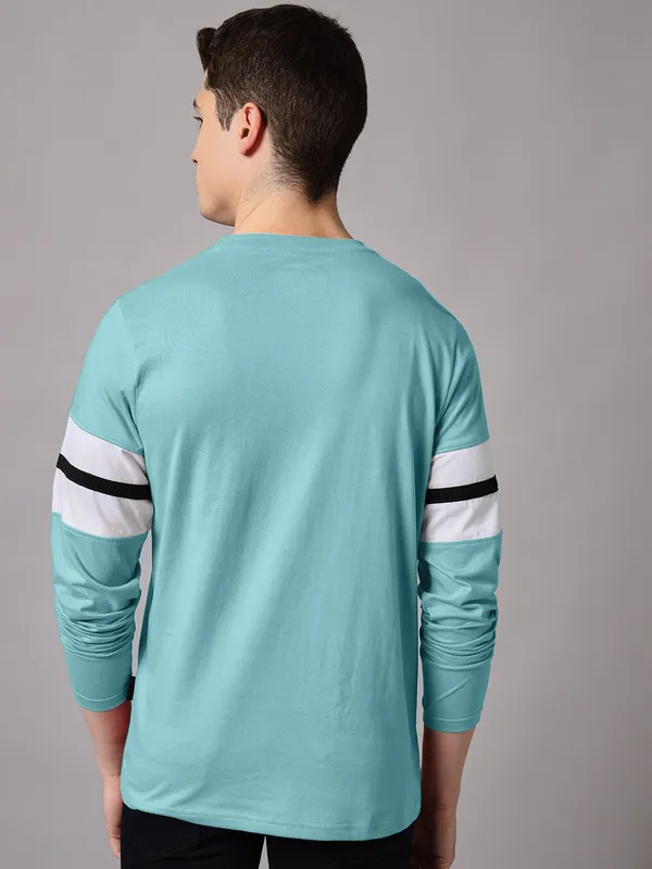 Striped_Men_Polo_Neck_Light_Blue_T-Shirt