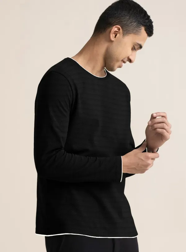 Black_Solid_Men_Round_Neck_Black_T-Shirt