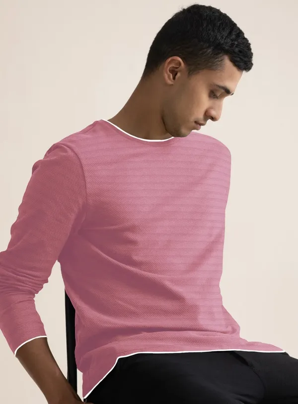 Pink_Solid_Men_Round_Neck_Pink_T-Shirt