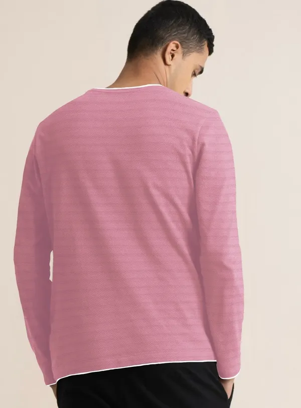 Pink_Solid_Men_Round_Neck_Pink_T-Shirt
