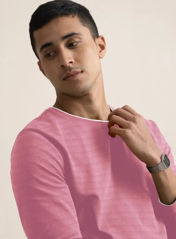 Pink_Solid_Men_Round_Neck_Pink_T-Shirt