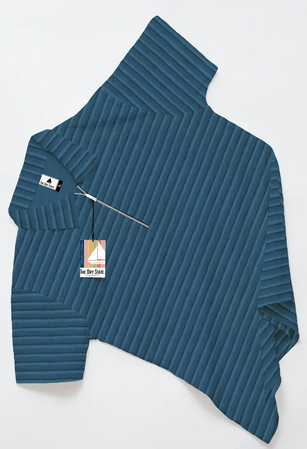 Mens_Half_Sleeve_Collared_Textured_Knit_Tshirt_With_Zipper_Neck_Details