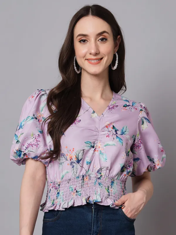 Casual_Printed___Purple_Top
