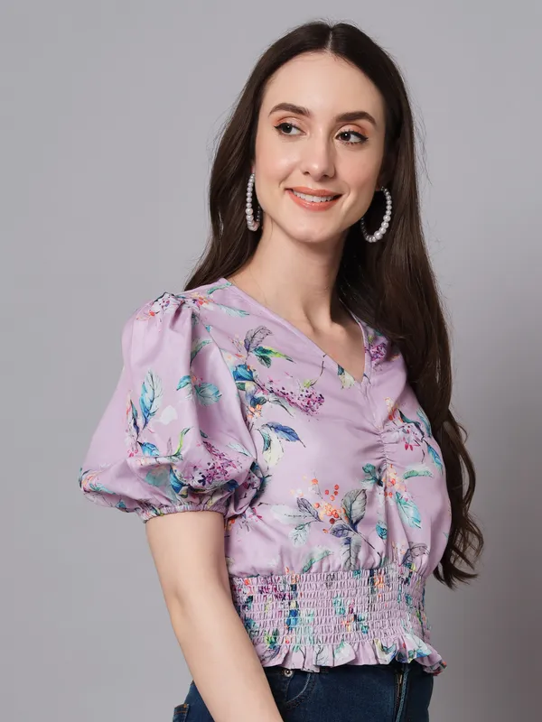 Casual_Printed___Purple_Top