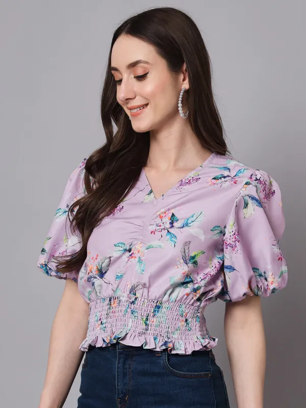 Casual_Printed___Purple_Top