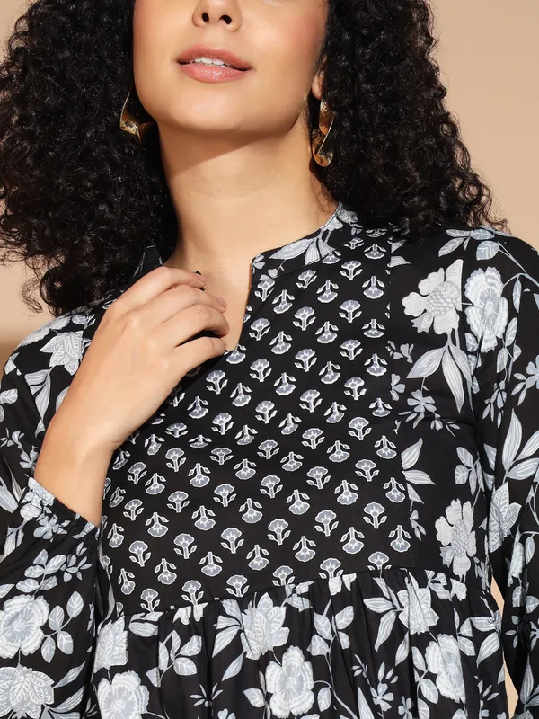 Casual_Floral_Print___Multicolor_Top