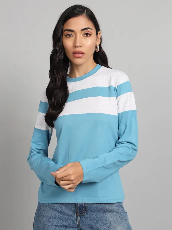 Multicolor_Printed___Round_Neck_Multicolor_T-Shirt