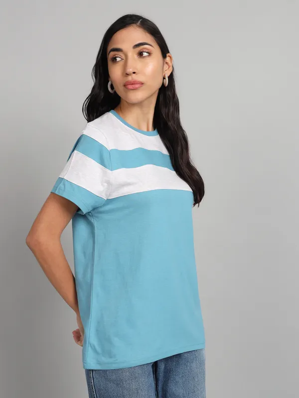 Multicolor_Printed___Round_Neck_Multicolor_T-Shirt