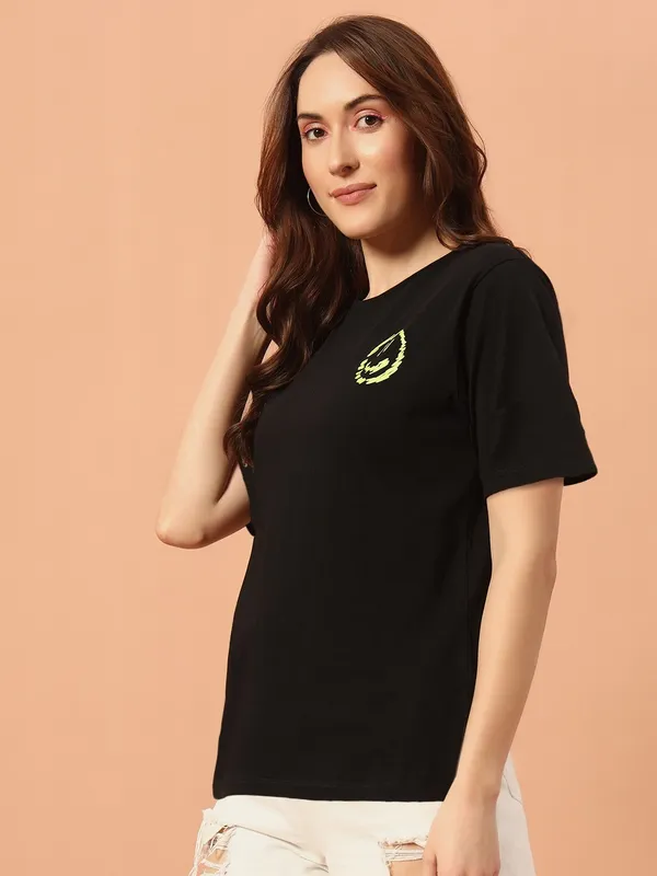 The_Dry_State_WOMENS_LOOSE_FIT_HALF_SLEEVE_TSHIRT_WITH_TYPOGRAPHY_GRAPHIC_AT_FRONT_&_BACK