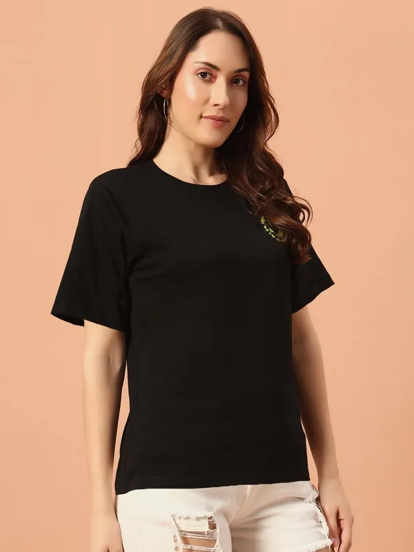 The_Dry_State_WOMENS_LOOSE_FIT_HALF_SLEEVE_TSHIRT_WITH_TYPOGRAPHY_GRAPHIC_AT_FRONT_&_BACK