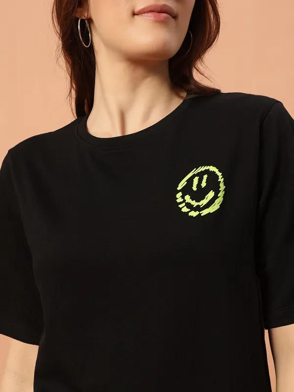 The_Dry_State_WOMENS_LOOSE_FIT_HALF_SLEEVE_TSHIRT_WITH_TYPOGRAPHY_GRAPHIC_AT_FRONT_&_BACK
