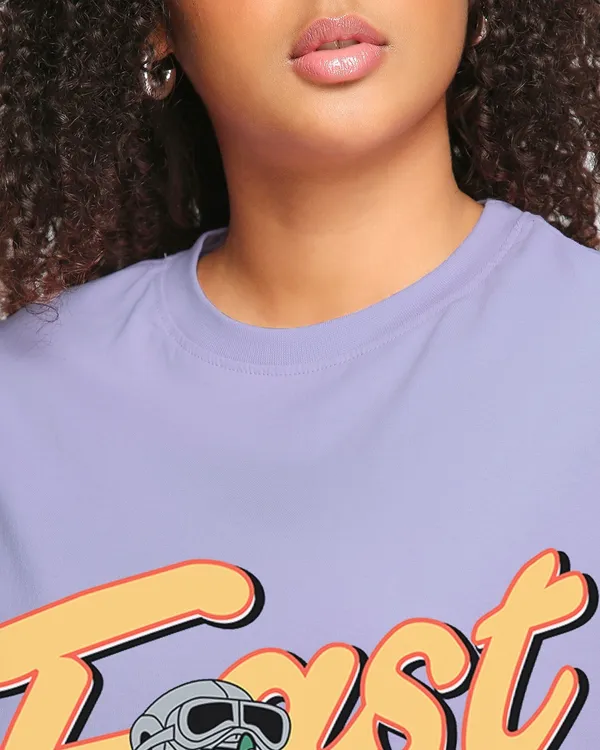 Loose_Fit_Round_Neck_T-Shirt_With_Dino_Riding_Bike_Graphic_Print_At_Front