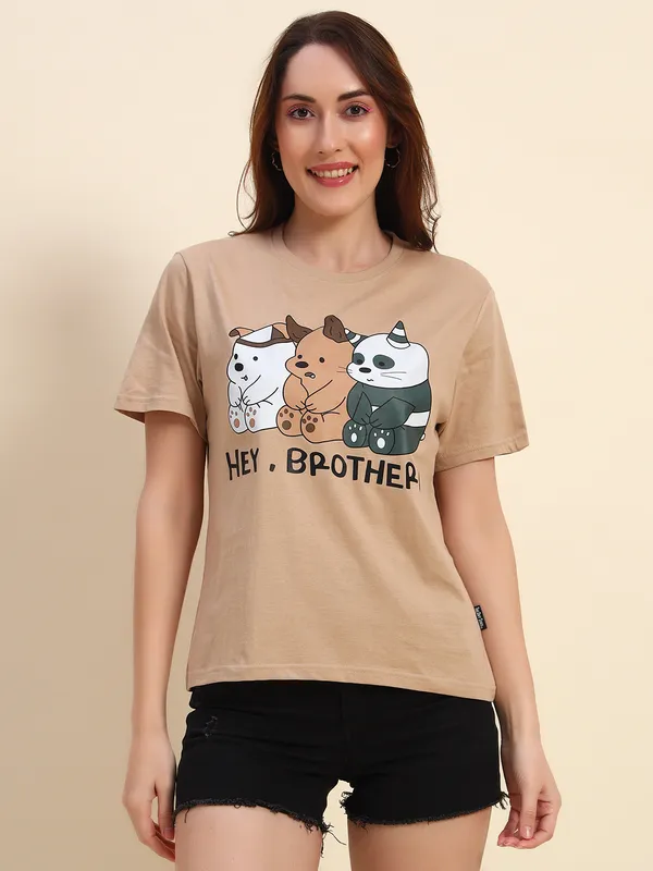 Graphic_Print___Round_Neck_Beige_T-Shirt