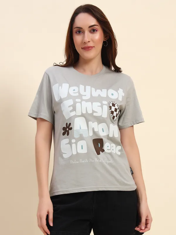 Printed___Round_Neck_Grey_T-Shirt