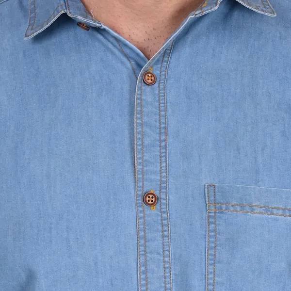 Light_Blue_Trendy_Design_Denim_Shirt_For_Men