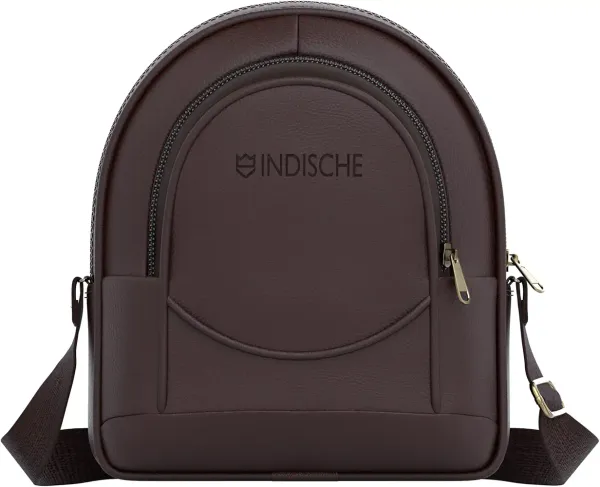 Brown_Elegant_Design_Vegan_Leather_Mini_Backpack_For_Women
