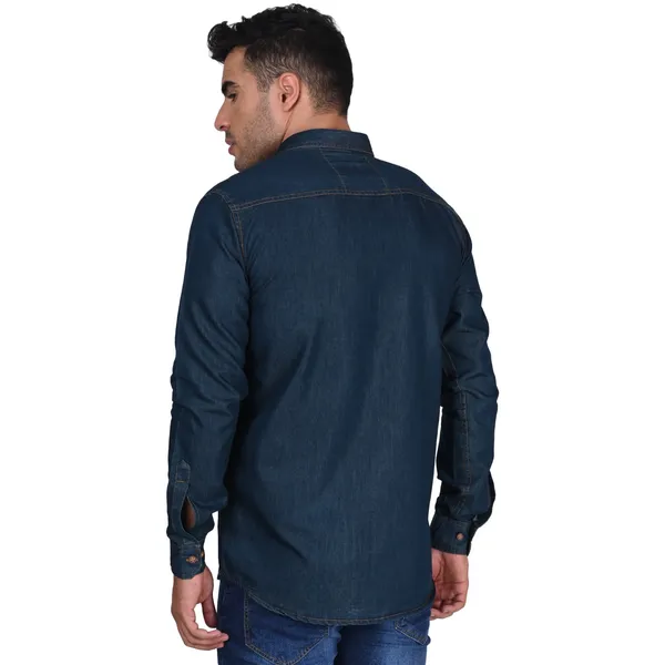 Dark_Blue_Trendy_Design_Denim_Shirt_For_Men
