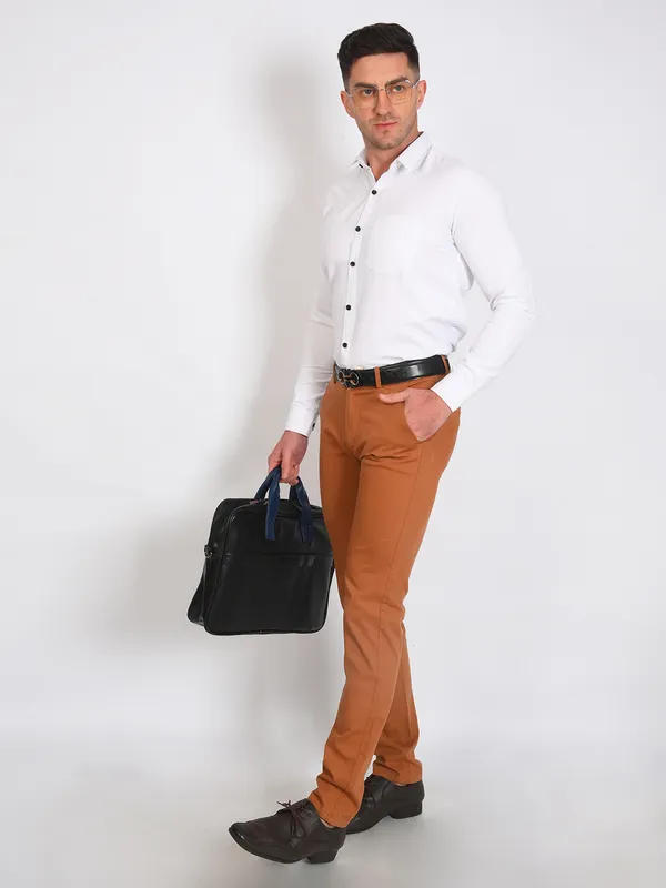 White_Trendy_Design_Premium_Cotton_Shirt_For_Men