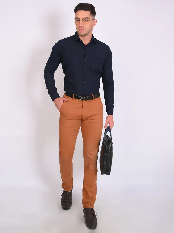 Navy_Trendy_Design_Premium_Cotton_Shirt_For_Men