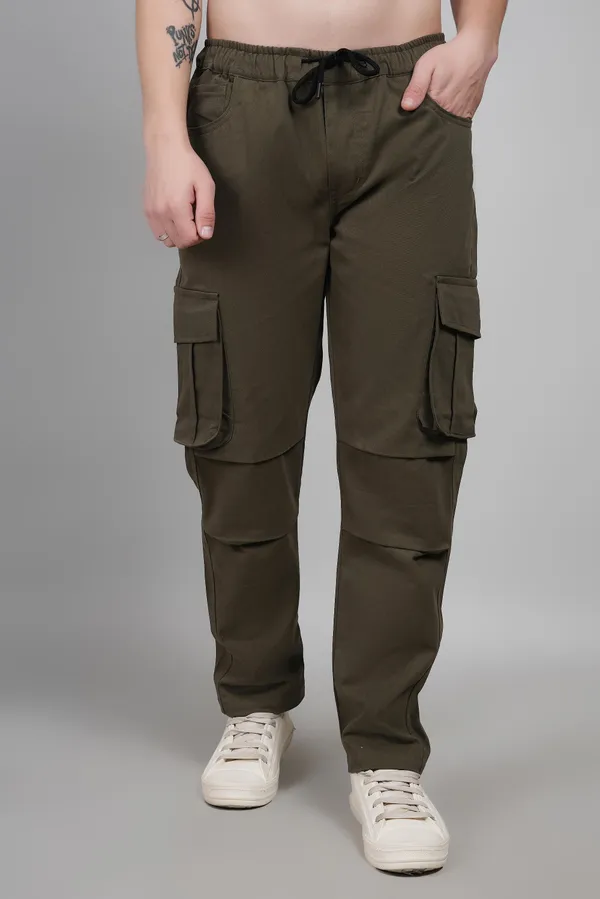 Military_Green_Trendy_Design_Cargo_Pant_For_Men