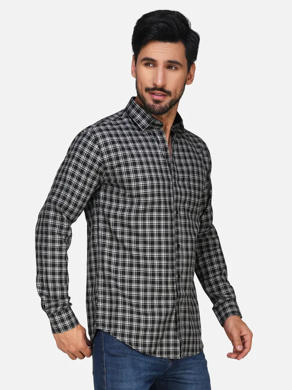 Multicolor_Trendy_Design_Cotton_Check_Shirt_For_Men_Combo_Set_(Pack_Of_2)