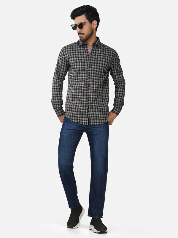 Multicolor_Trendy_Design_Cotton_Check_Shirt_For_Men_Combo_Set_(Pack_Of_2)
