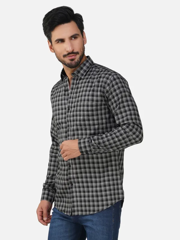 Multicolor_Trendy_Design_Cotton_Check_Shirt_For_Men_Combo_Set_(Pack_Of_2)