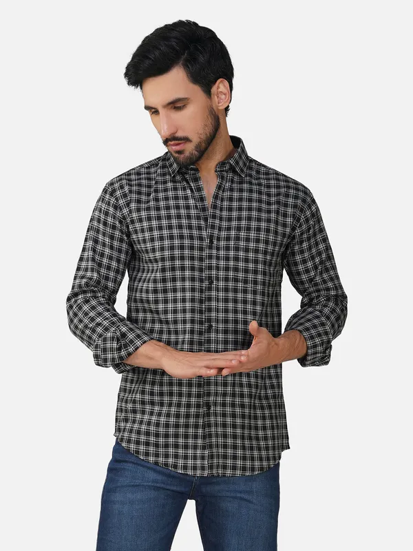 Multicolor_Trendy_Design_Cotton_Check_Shirt_For_Men_Combo_Set_(Pack_Of_2)