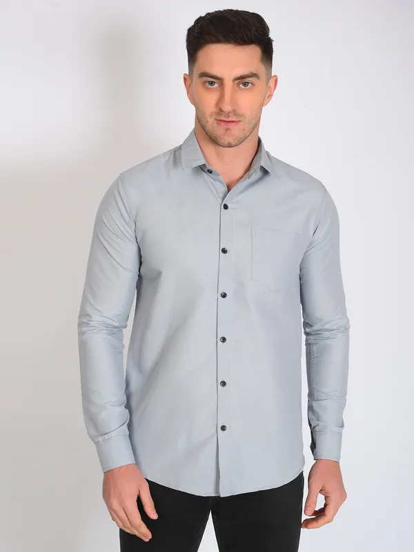 Grey_Trendy_Design_Premium_Cotton_Shirt_For_Men
