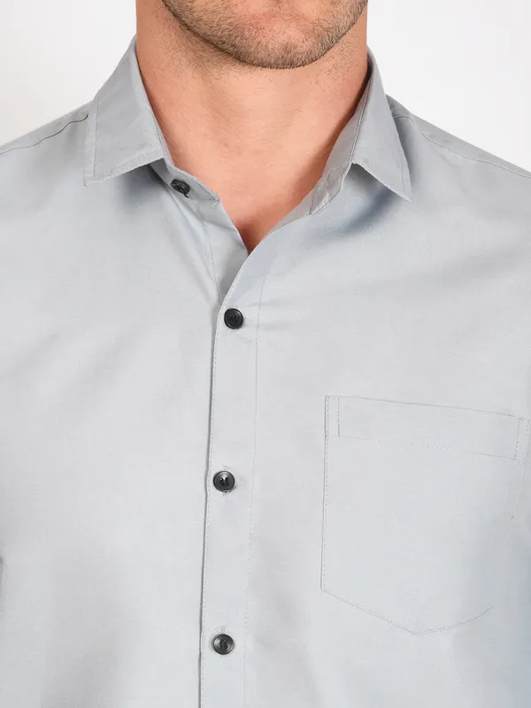Grey_Trendy_Design_Premium_Cotton_Shirt_For_Men