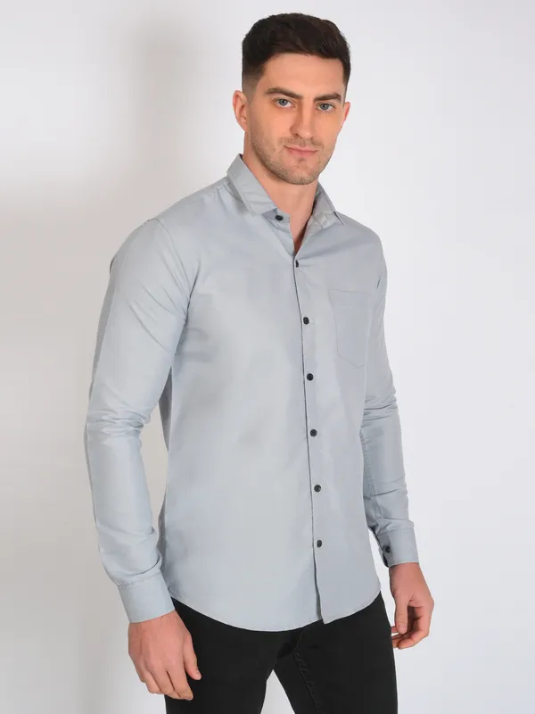 Grey_Trendy_Design_Premium_Cotton_Shirt_For_Men