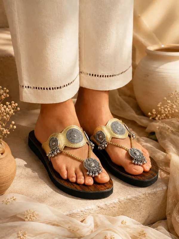 Handmade_UrbanicGolden_Jewel_Kolhapuri_–_Handcrafted_Luxury_by_UrbanicIndia