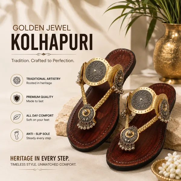 Handmade_UrbanicGolden_Jewel_Kolhapuri_–_Handcrafted_Luxury_by_UrbanicIndia