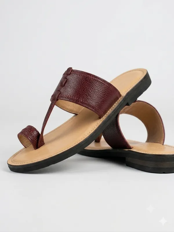 The_Classic_Cherry_Kolhapuri_|_Traditional_Style_Men's_Leather_Chappal
