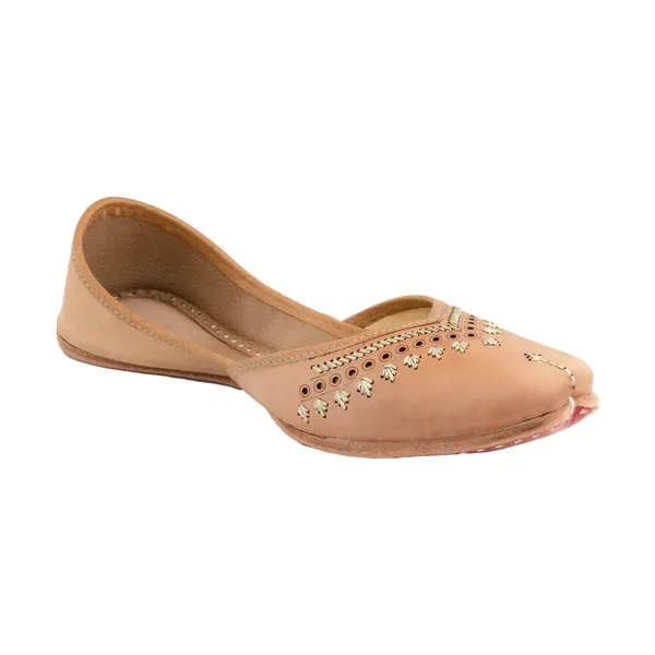 Handmade_BoHo_Nude_Jutti_For_Women's