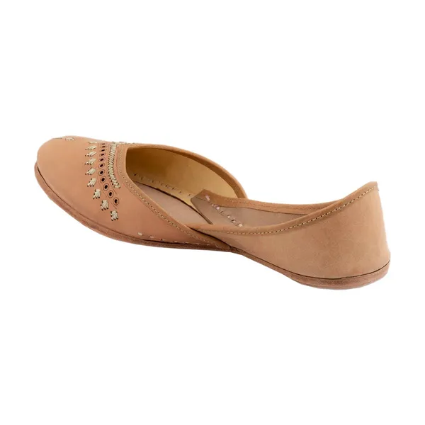 Handmade_BoHo_Nude_Jutti_For_Women's