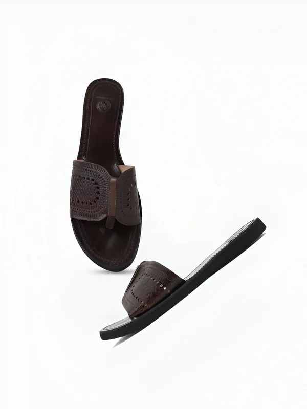Handmade_Brown_Leather__Slipon_For_Women