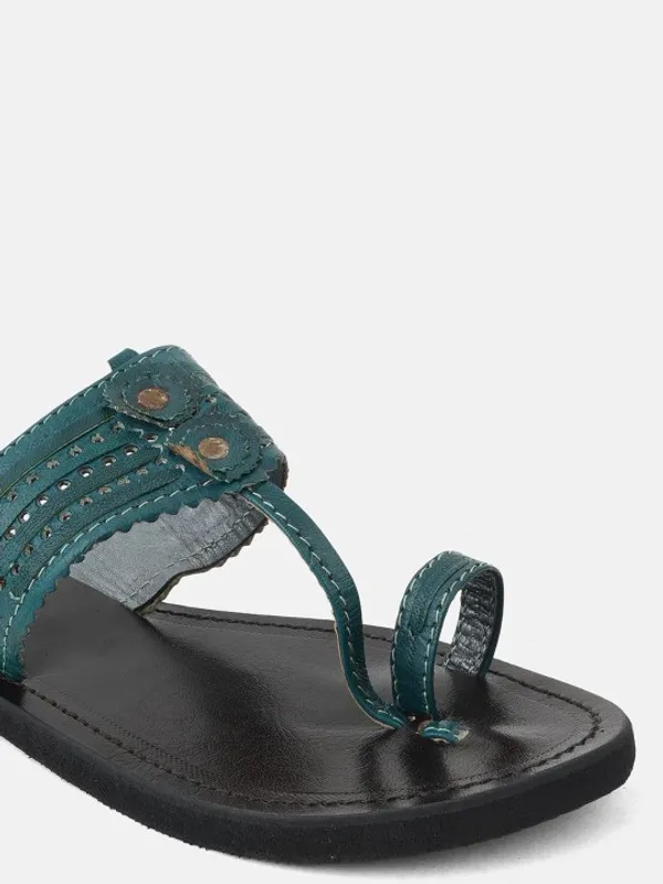 Handmade_Green_Kolhapuri