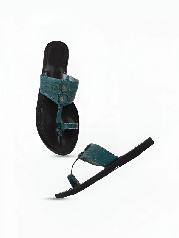 Handmade_Green_Kolhapuri
