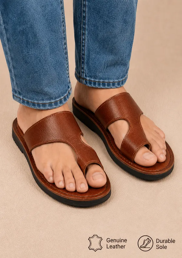 Handmade_Men’s_Single-Strap_Toe-Loop_Leather_Sandals_|_Minimalist_Ethnic_Slides