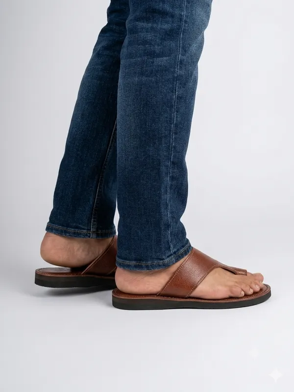 Handmade_Men’s_Single-Strap_Toe-Loop_Leather_Sandals_|_Minimalist_Ethnic_Slides