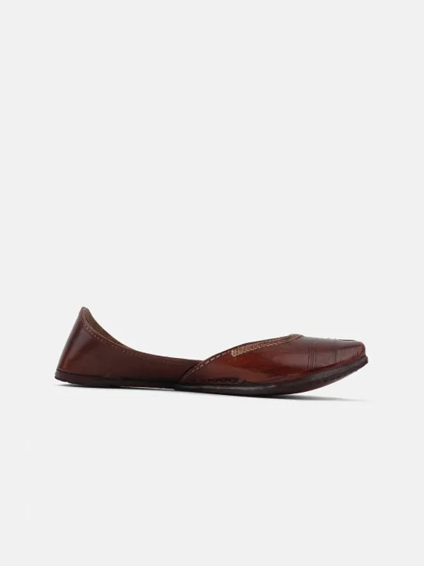 Handmade_Classic_Brown_Kanthi_Jutti_For_Women's