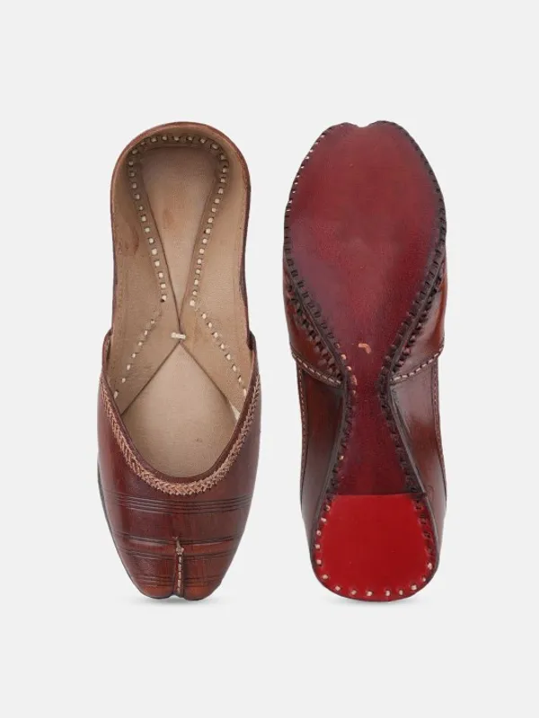 Handmade_Classic_Brown_Kanthi_Jutti_For_Women's