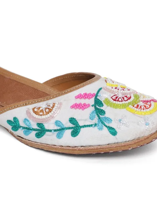 Handmade_Lemon_Mojari_–_Women’s_White_Embellished_Leather_Ethnic_Mojari_Flats