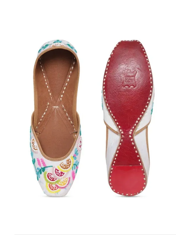 Handmade_Lemon_Mojari_–_Women’s_White_Embellished_Leather_Ethnic_Mojari_Flats