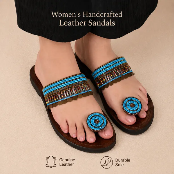 Sky_African_Beads_Work_Kolhapuri_–_Handmade_Elegance_with_a_Traditional_Indian_Soul